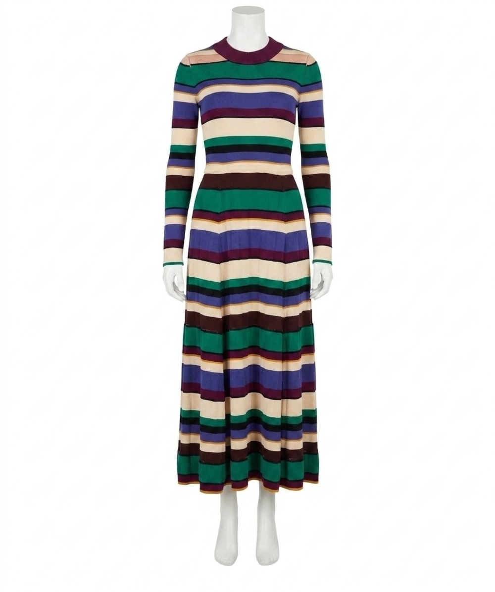 NEW SIMON MILLER sandrine knit dress in tropical multi